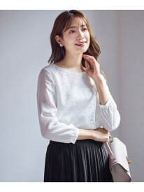 【洗える】レイヤードレース ブラウス ANY SIS エニィスィス トップス シャツ・ブラウス ホワイト【送料無料】[Rakuten Fashion]