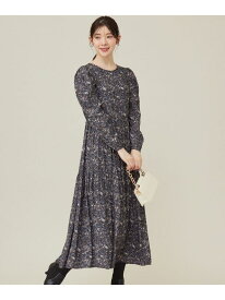 【SALE／30%OFF】【BAILA12月号掲載・貴島明日香さんコラボ】ペイントタッチフラワー ワンピース ANY SIS エニィスィス ワンピース・ドレス ワンピース【RBA_E】【送料無料】[Rakuten Fashion]