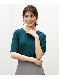 【SALE／30%OFF】【接触冷感・UVカット・洗える】ハイストレッチスムースタックスリーブ カットソー ANY SIS エニィスィス トップス カットソー・Tシャツ ネイビー ホワイト ブラウン ワインレッド イエロー【RBA_E】[Rakuten Fashion]