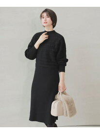 【SALE／40%OFF】【2SET】ニット ボレロ × ワンピース セット ANY SIS S エニィスィス ワンピース・ドレス ワンピース ブラック ホワイト【RBA_E】【送料無料】[Rakuten Fashion]