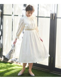【SALE／30%OFF】【低身長企画】フェミニンギャザー ワンピース ANY SIS S エニィスィス ワンピース・ドレス ワンピース パープル ホワイト【RBA_E】【送料無料】[Rakuten Fashion]