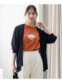 【SALE／20%OFF】【接触冷感・UVケア・洗える】着流し カーディガン ANY SIS S エニィスィス トップス カーディガン ネイビー ホワイト【RBA_E】【送料無料】[Rakuten Fashion]
