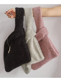 【SALE／30%OFF】ラメニット バッグ ANY SIS エニィスィス バッグ ハンドバッグ ピンク ゴールド ブラック【RBA_E】【送料無料】[Rakuten Fashion]