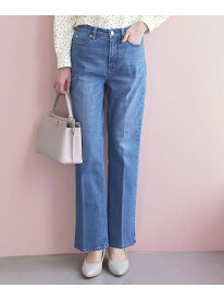 センタープレスセミフレア デニム ANY SIS エニィスィス パンツ ジーンズ・デニムパンツ ブルー【送料無料】[Rakuten Fashion]