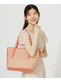 【SALE／20%OFF】ストライプカラー かごバッグ ANY SIS エニィスィス バッグ かごバッグ オレンジ ホワイト【RBA_E】【送料無料】[Rakuten Fashion]