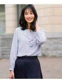 フリル ブラウス ANY SIS エニィスィス トップス シャツ・ブラウス ホワイト【送料無料】[Rakuten Fashion]