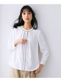 フロントタックバイカラー ブラウス ANY SIS S エニィスィス トップス シャツ・ブラウス ホワイト【送料無料】[Rakuten Fashion]