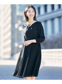 【洗える】フェミニンプリーツ ワンピース ANY SIS エニィスィス ワンピース・ドレス ワンピース ネイビー ベージュ ブラック グレー【送料無料】[Rakuten Fashion]