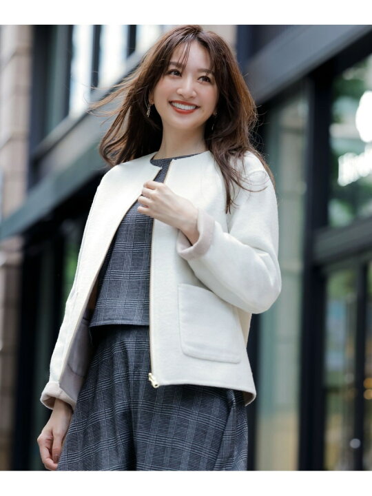 楽天市場】【SALE／50%OFF】【2WAY】ショートリバーシブル コート ANY 
