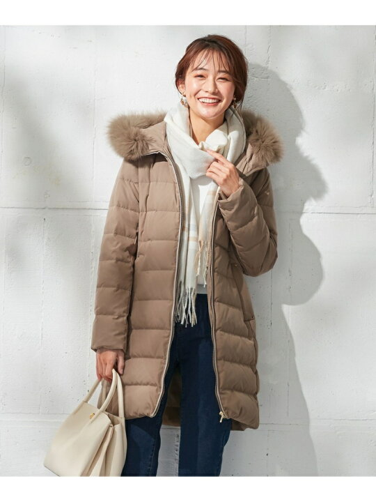 楽天市場】【SALE／40%OFF】【撥水】洗えるタフタロング ダウンコート 