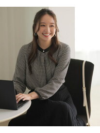 【SALE／20%OFF】【裏起毛】エニポカ バンドカラー ブラウス ANY SIS エニィスィス トップス シャツ・ブラウス ホワイト【RBA_E】【送料無料】[Rakuten Fashion]