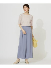 【SALE／40%OFF】【接触冷感・吸水速乾・UVカット】サラキレイ ワイドパンツ ANY SIS エニィスィス パンツ その他のパンツ ネイビー ホワイト【RBA_E】【送料無料】[Rakuten Fashion]