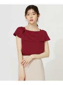 【SALE／30%OFF】ケープディテール カットソー ANY SIS エニィスィス トップス カットソー・Tシャツ ブラック グリーン ホワイト レッド【RBA_E】【送料無料】[Rakuten Fashion]