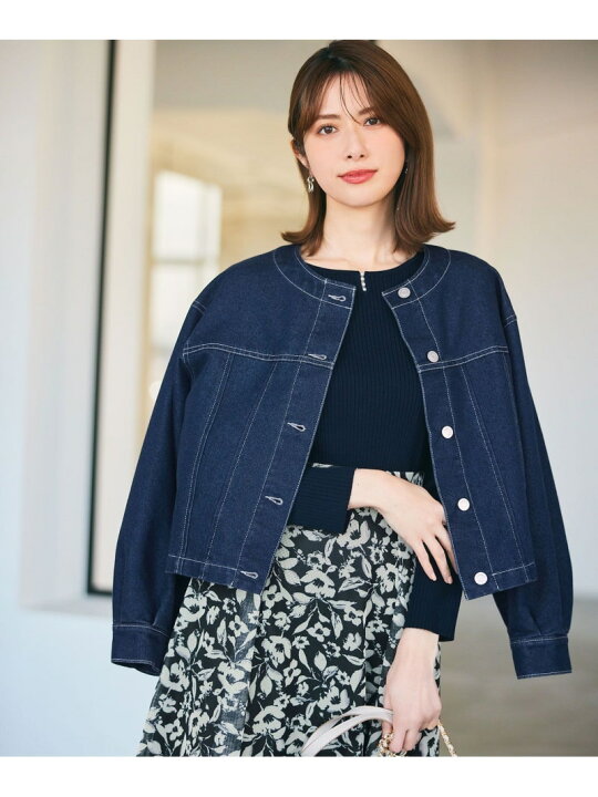 楽天市場】【SALE／50%OFF】【洗える】ノーカラーショート Gジャン ANY 