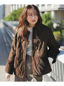 【SALE／40%OFF】フェイクファーコンビキルティング アウター ANY SIS エニィスィス ジャケット・アウター テーラードジャケット・ブレザー ブラウン ベージュ ブラック【RBA_E】【送料無料】[Rakuten Fashion]