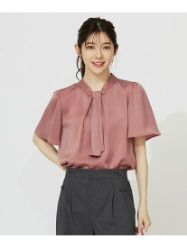 【SALE／30%OFF】【洗える】4WAY半袖 ボウブラウス ANY SIS エニィスィス トップス シャツ・ブラウス ピンク ホワイト グリーン【RBA_E】【送料無料】[Rakuten Fashion]