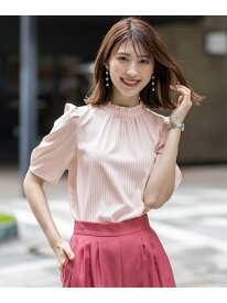 【SALE／20%OFF】【洗える】フリルネックスタンド ブラウス ANY SIS エニィスィス トップス シャツ・ブラウス ネイビー ホワイト ブルー ピンク【RBA_E】【送料無料】[Rakuten Fashion]