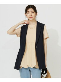 【SALE／30%OFF】【UVカット・接触冷感・吸水速乾】スマートビューティストレッチ ジレ ANY SIS S エニィスィス ジャケット・アウター その他のジャケット・アウター グレー ブルー ネイビー【RBA_E】【送料無料】[Rakuten Fashion]