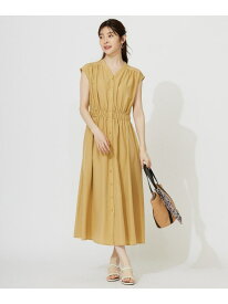 【SALE／30%OFF】【洗える】フロントボタンギャザー ワンピース ANY SIS エニィスィス ワンピース・ドレス ワンピース イエロー【RBA_E】【送料無料】[Rakuten Fashion]