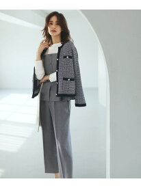 【SALE／50%OFF】【洗える】ビスチェ & ワイドパンツ セット ANY SIS エニィスィス ジャケット・アウター テーラードジャケット・ブレザー ベージュ グレー【RBA_E】【送料無料】[Rakuten Fashion]