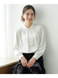 【4WAY】長袖 ボウブラウス ANY SIS エニィスィス トップス シャツ・ブラウス ホワイト【送料無料】[Rakuten Fashion]