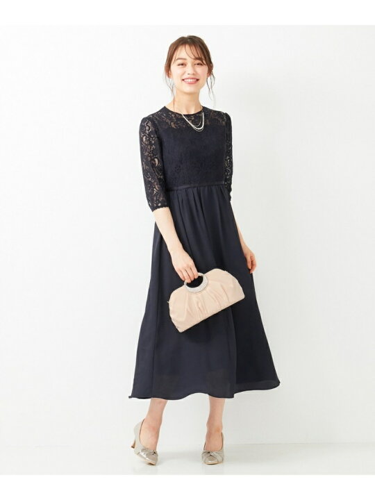 楽天市場】【SALE／50%OFF】【洗える】エンパイアレーシー ドレス any  