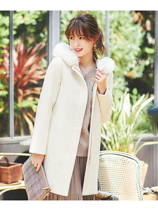 楽天市場】【SALE／50%OFF】【3WAY】ロイヤルアンゴラミドルコート any 