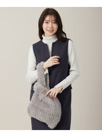【SALE／30%OFF】フワモコフェイクファー バッグ ANY SIS エニィスィス バッグ ハンドバッグ ホワイト ベージュ グレー【RBA_E】【送料無料】[Rakuten Fashion]