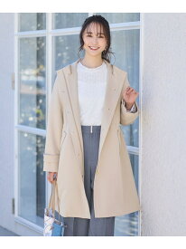 【SALE／30%OFF】【撥水・UVカット・洗える】フーデットロング コート ANY SIS S エニィスィス ジャケット・アウター その他のジャケット・アウター ネイビー ベージュ【RBA_E】【送料無料】[Rakuten Fashion]