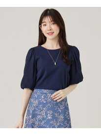 【SALE／30%OFF】【洗える】マジョリカスリーブ プルオーバー ANY SIS S エニィスィス トップス カットソー・Tシャツ レッド ホワイト ネイビー【RBA_E】【送料無料】[Rakuten Fashion]