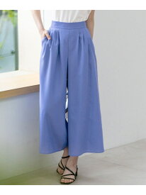 【SALE／50%OFF】【接触冷感・UVカット・速乾】スムージーポリエステルタックフレア パンツ ANY SIS S エニィスィス パンツ その他のパンツ レッド ブルー ネイビー ブラウン グリーン【RBA_E】【送料無料】[Rakuten Fashion]