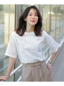 レースクロップド プルオーバー ANY SIS L エニィスィス トップス シャツ・ブラウス ホワイト グレー【送料無料】[Rakuten Fashion]