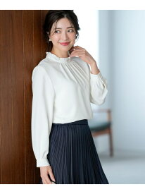 フリルネックスタンド ブラウス ANY SIS エニィスィス トップス シャツ・ブラウス ホワイト【送料無料】[Rakuten Fashion]
