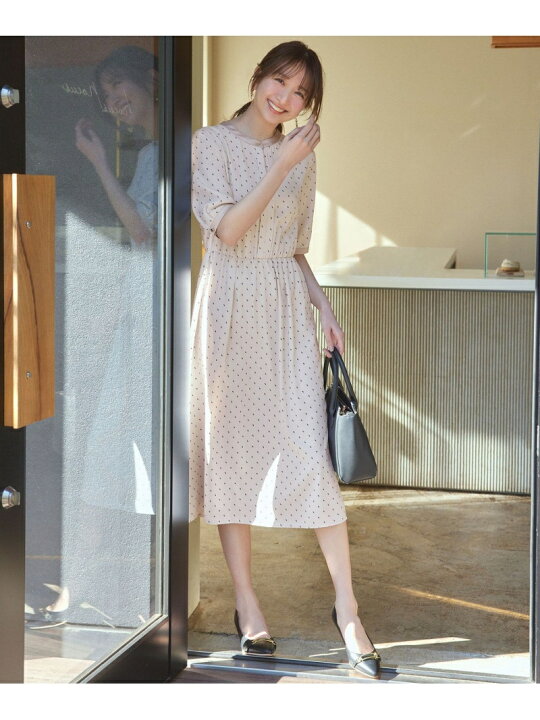 楽天市場】【SALE／30%OFF】【洗える】2WAYネック ワンピース any SiS 