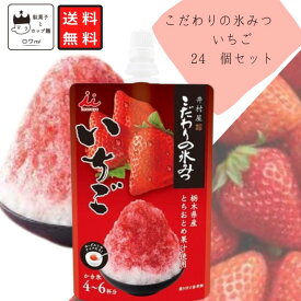 《父の日 プレゼント》 かき氷 シロップ こだわりの氷みつ いちご 24個セット 箱買い ケース売り まとめ買い 井村屋 氷菓 あす楽 ポイント消化 苺 アイス ふわふわ アイスクリーム ヨーグルト シャーベット アレンジ レシピ スイーツ デザート 送料無料