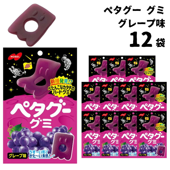 楽天市場】グミ 詰め合わせ 送料無料 ノーベル製菓 ペタグー グミ 