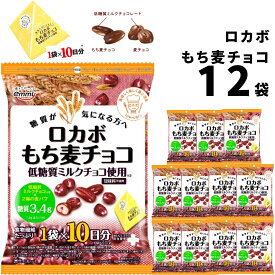 《父の日 プレゼント》 スナック菓子 ロカボ もち麦チョコ 12袋 送料無料 チョコスナック チョコレート菓子 詰め合わせ お菓子 駄菓子 ストック まとめ買い 買い置き