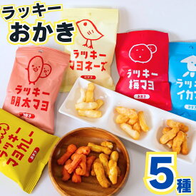 【13時〆で当日出荷】1000円ポッキリ 送料無料 ラッキーおかき 5種 詰め合わせ お菓子 セット おつまみ ラッキーマヨネーズ おかき スナック菓子 常温保存 食料品 個包装 ポイント消化 まとめ買い 大容量 人気 お試し 家族用 ギフト プレゼント 景品 イベント