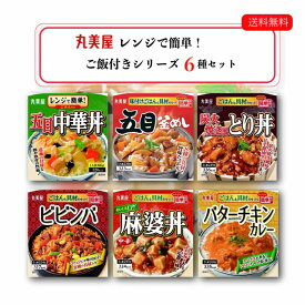 丸美屋 ごはん付き 6種 セット レトルト食品 詰め合わせ 常温保存 レトルト 惣菜 常温 ごはん おかず レトルトご飯 インスタント食品 惣菜セット インスタント 即席 あす楽 防災 備蓄 非常食 保存食 ローリングストック どんぶり お試し 麻婆丼 ビビンバ 中華丼 とり丼