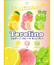 【13時〆最短翌日着】キャンディ菓子 トロリーノフルーツキャンディー 52g×4個 まとめ買い 個包装で配りやすく持ち歩きにも便利 まろやかなフルーツの甘みが楽しめるライオン菓子の人気シリーズ 日常のおやつや気分転換にちょうどいい常備向けセット