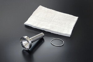 JDM ステンレス パンチング インナーサイレンサー +グラスウールセット 80パイ JIS-P80