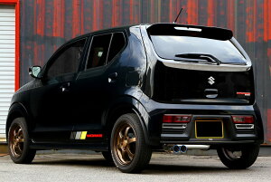 GP SPORTS ジーピースポーツ EXAS EVO Tune マフラー 252702 アルトワークス HA36S『JQR認定 新規制適合 車検対応』オールステンレス&チタンテールマフラー