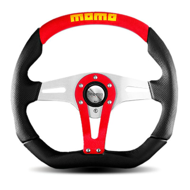 楽天市場】正規品 MOMO モモ ステアリング TREK RED トレック レッド  