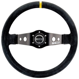 正規品 sparco スパルコ ステアリング R215 ブラックスエード・ブラックスポーク 015R215CSN