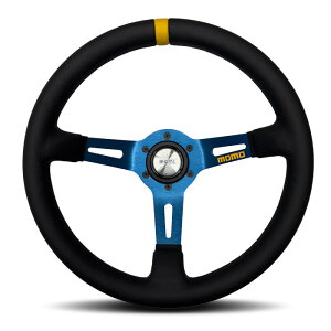 Ki MOMO  XeAO MOD.08 BK LEATHER BLUE SPOKES f08 ubNU[ u[X|[N 33pC M-69