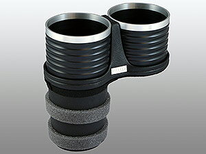 ALCABO アルカボ 車種専用ドリンクホルダー TOYOTA トヨタ アルファード /ヴェルファイア H3#W型 AL-M313BS(ブラック/リング カップ タイプ)