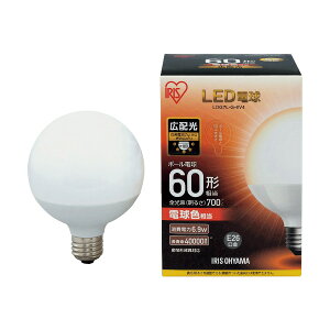 IRIS 567960 LED�d�� �{�[���d���^�C�v 60�`���� �d���F 700lm LDG7L-G-6V4