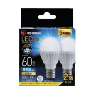 IRIS 521576 LED�d��2�Z�b�g E17�L�z���^�C�v 60�`���� �d���F LDA7N-G-E17-6T62P