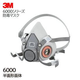 3M 防毒マスク 半面形面体 日本 国家検定合格 6000 サイズ S M L