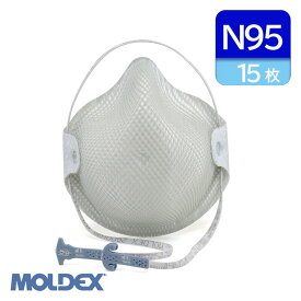 MOLDEX モルデックス N95 使い捨て 防塵マスク CDC NIOSH 検定合格 2607N95 Mサイズ 15枚